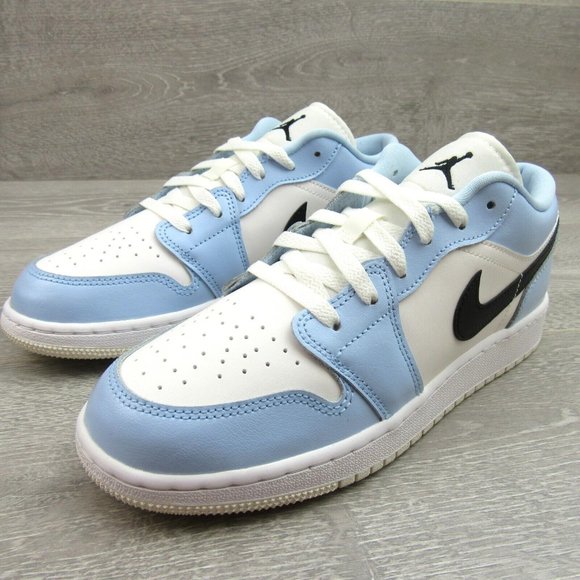 Jordan 1 Low Ice Blue GS Size 6.5Y / Womens Size 8 Sneakers NEW - Picture 4 of 15